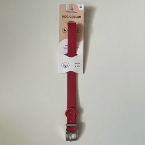 Wild One Dog Collar - XL (18-23") - Strawberry Red